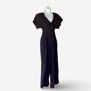 Vintage Yes Fashion Wrap Top Jumpsuit